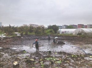 牡丹江河道鱼塘清淤
